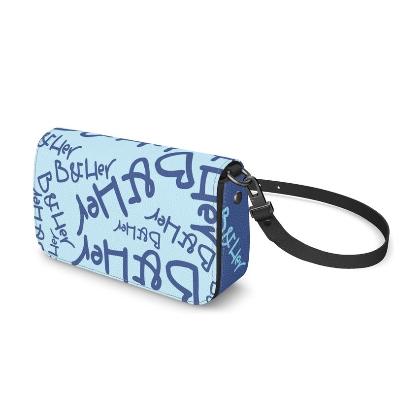 Benjamin Blue Flap Over Box Bag