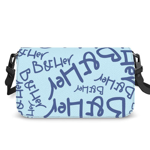 Benjamin Blue Flap Over Box Bag